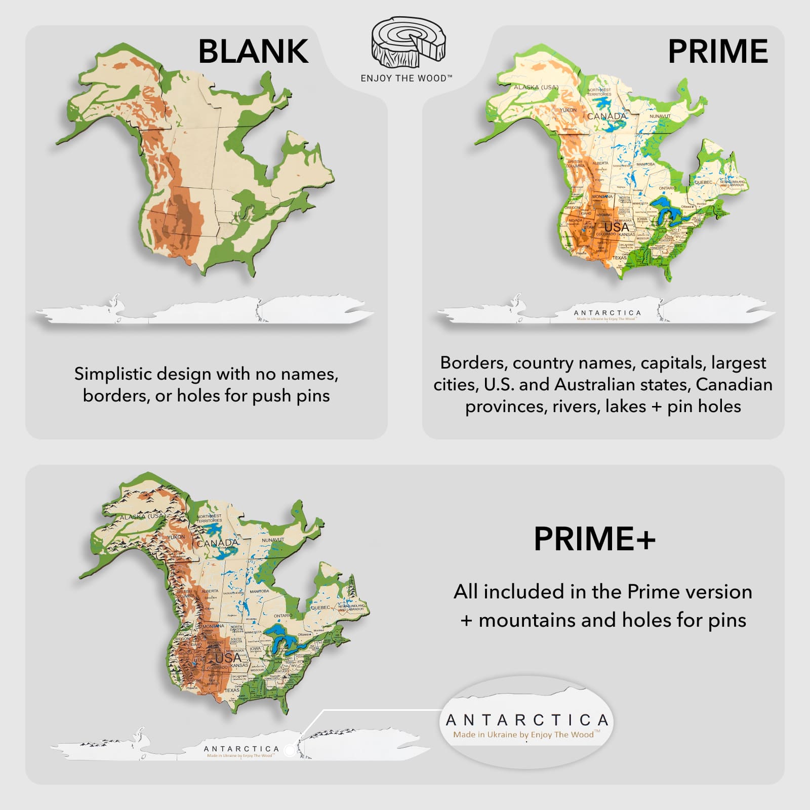 physical luminous map