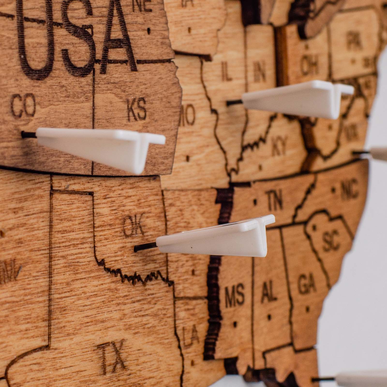 Airplane Push Pins by EnjoyTheWood