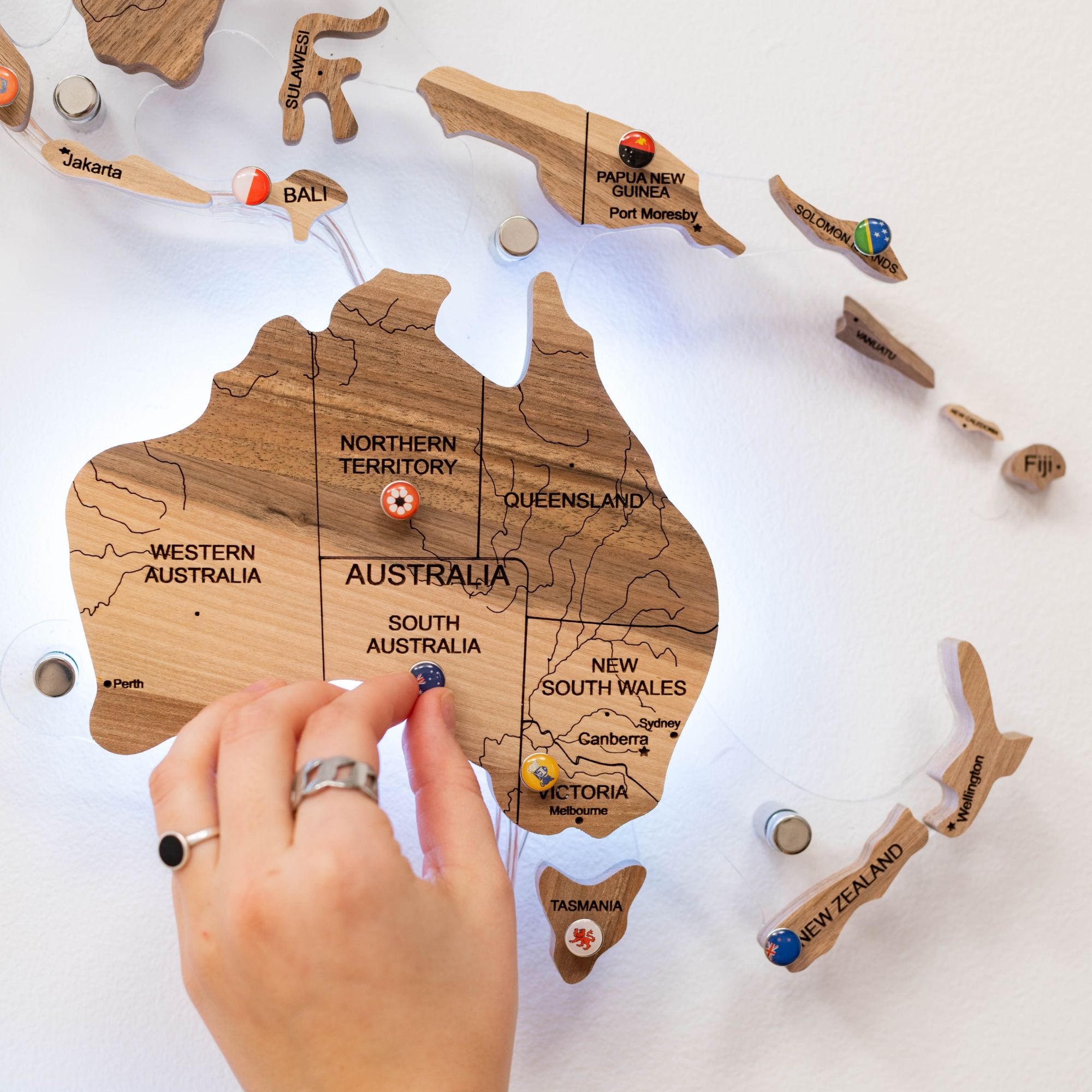 wooden map of the world for wall