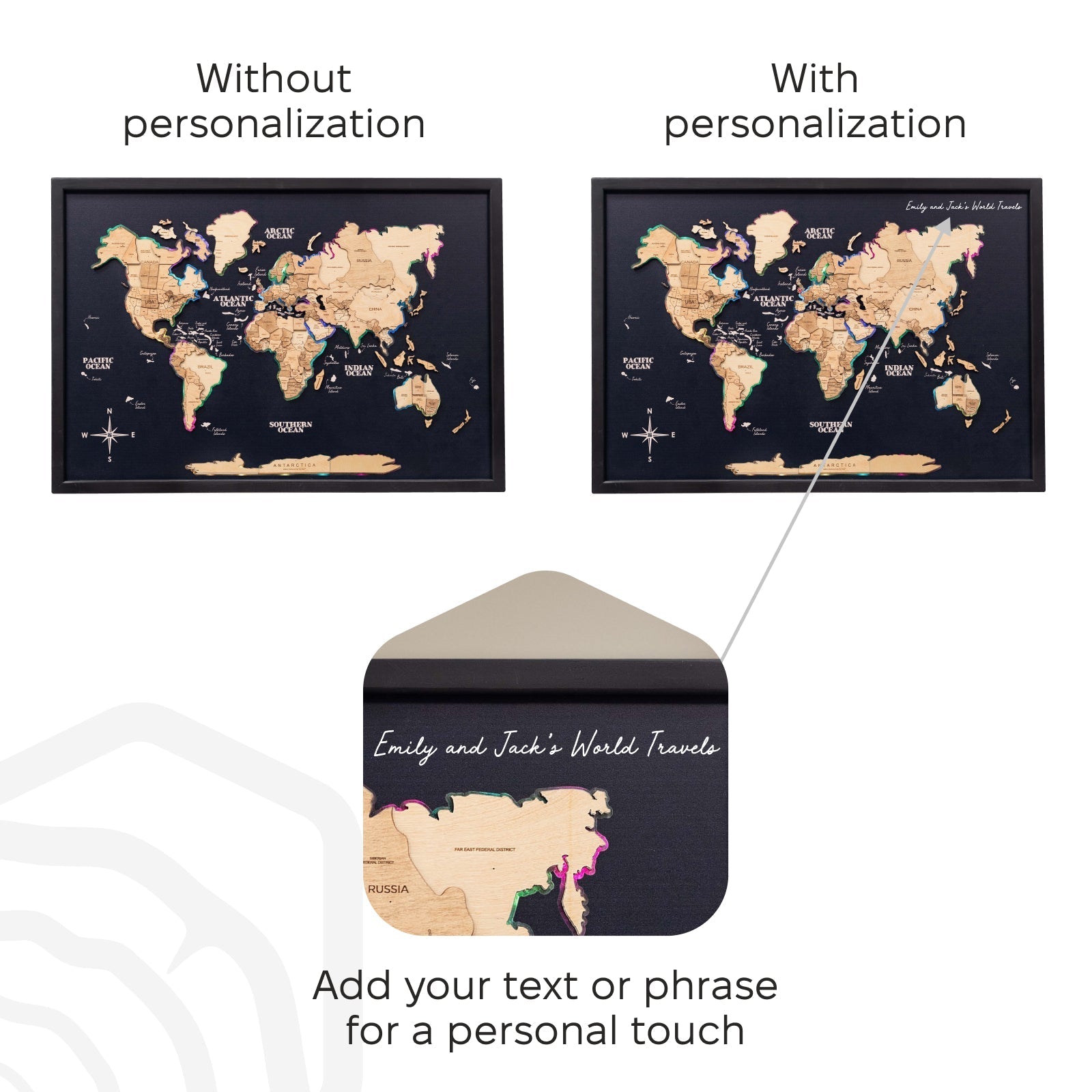 Map on Board LED 2.0 Gold