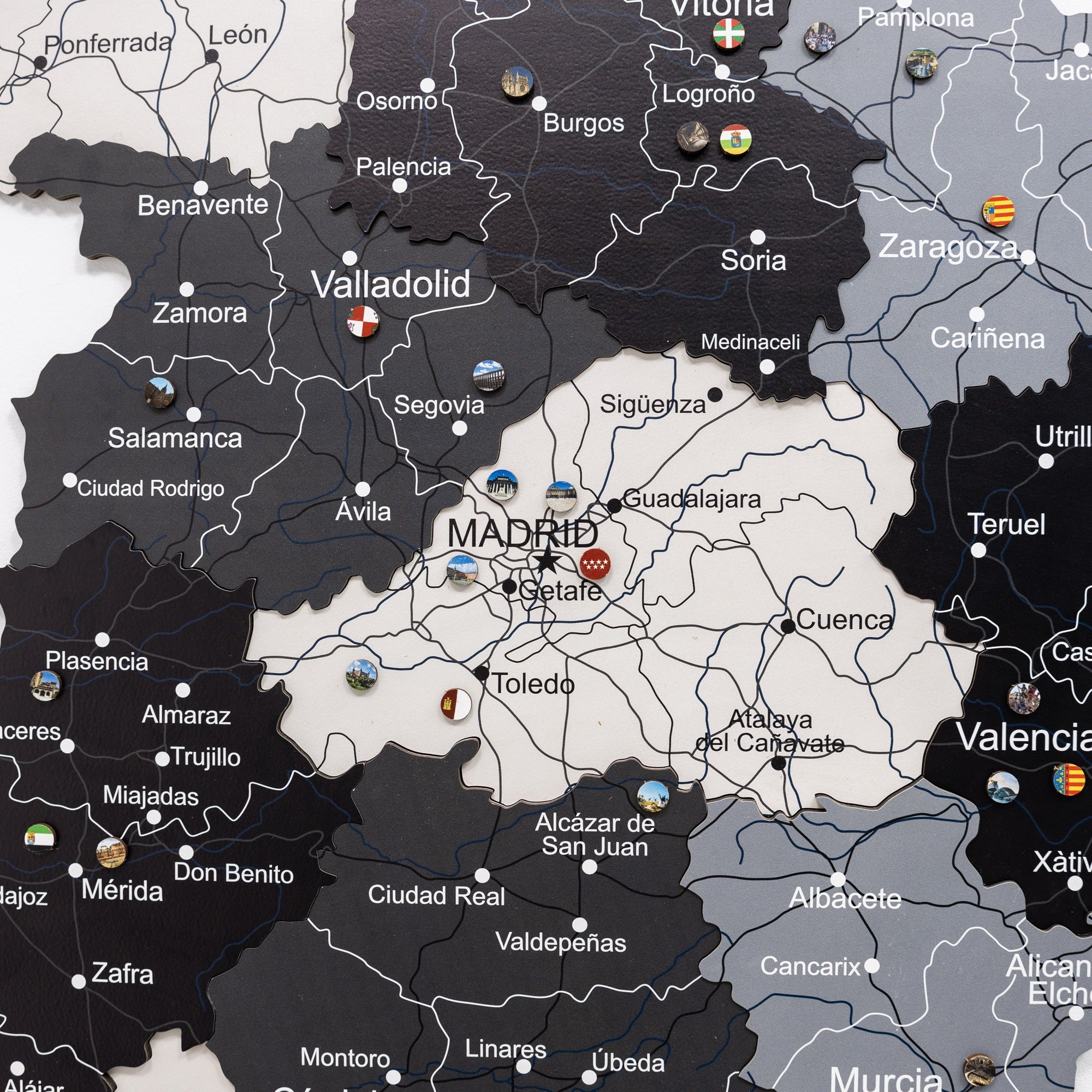 Mapa de España Madera - Nordik