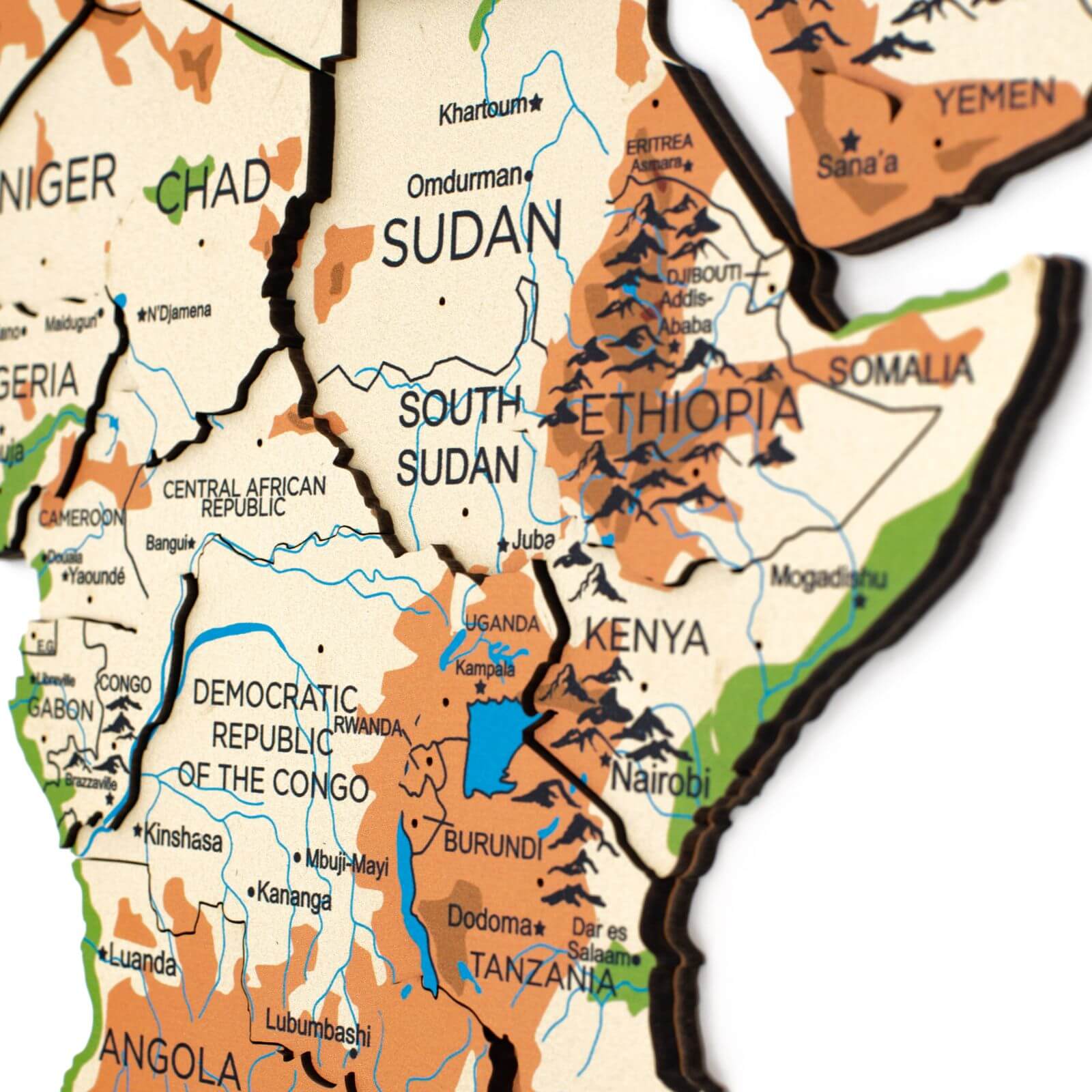 physical luminous map