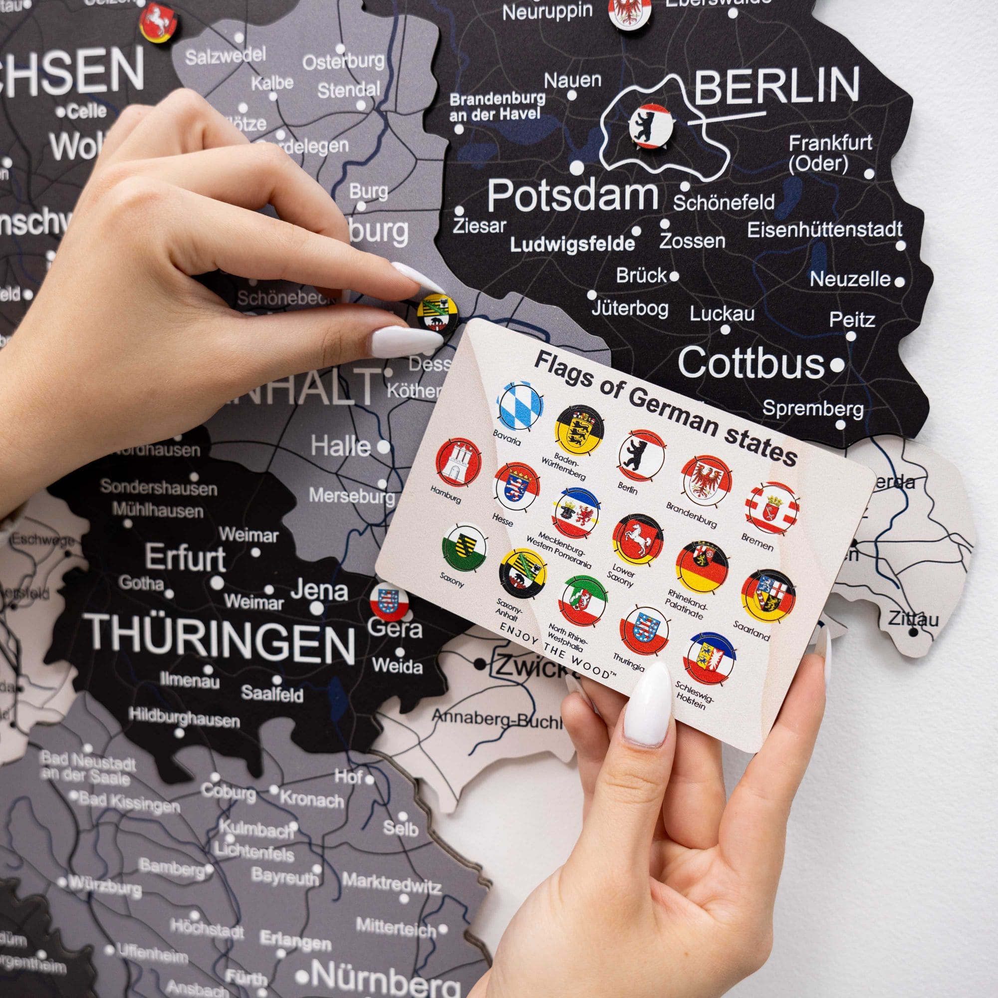 country flag push pins