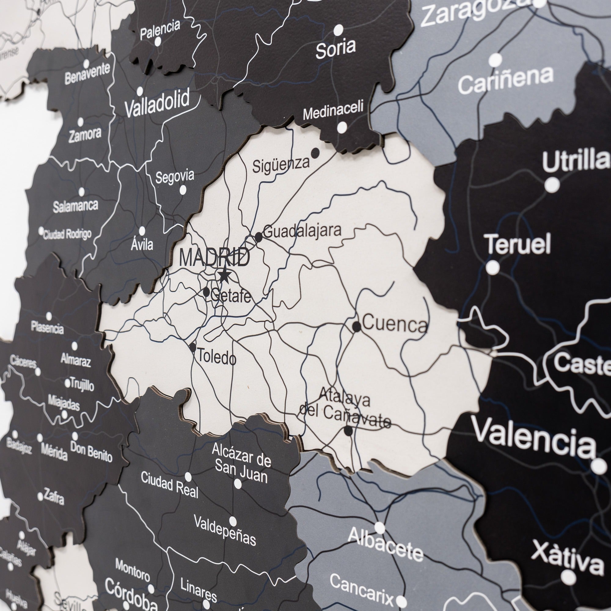 Mapa de España Madera - Nordik