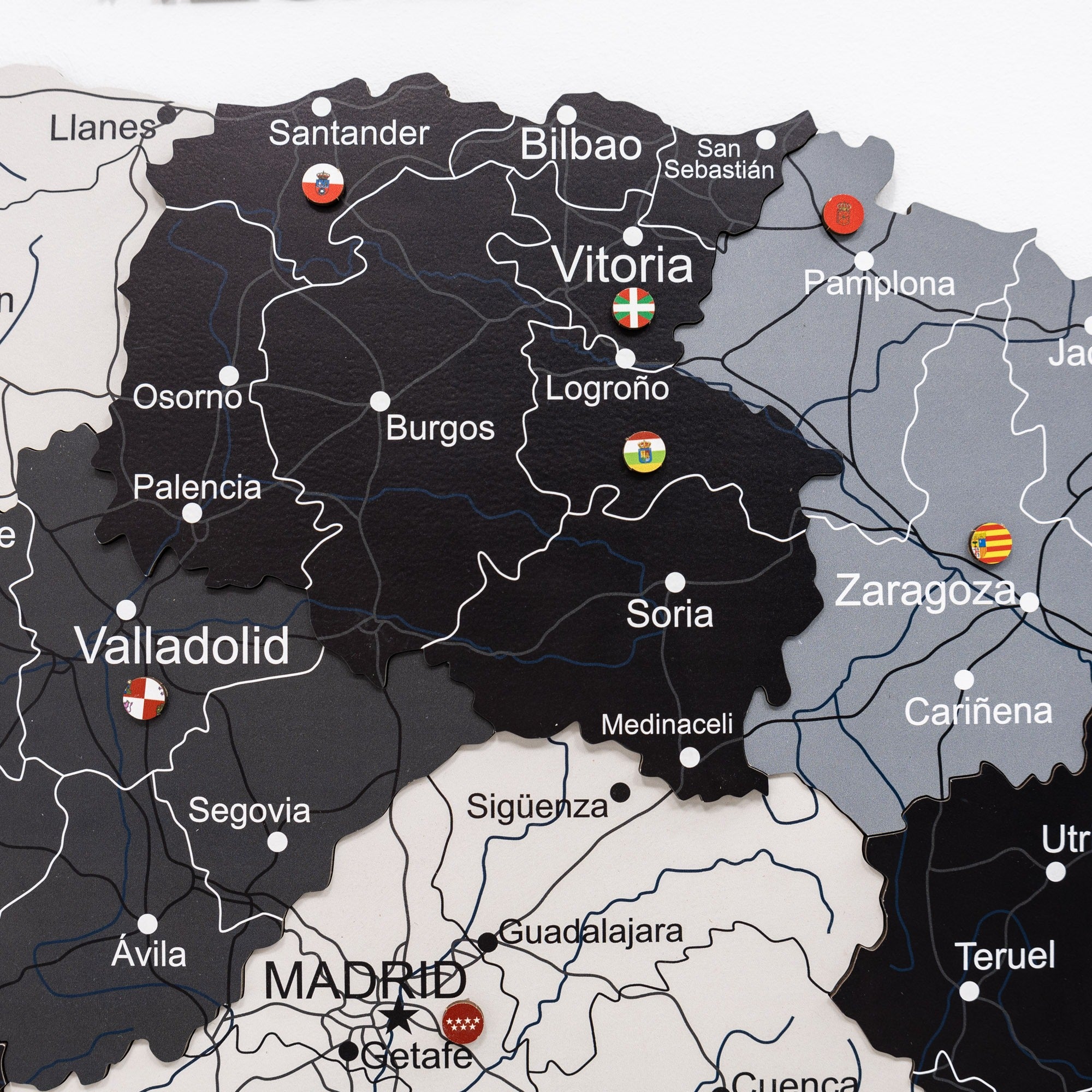 Mapa de España Madera - Nordik