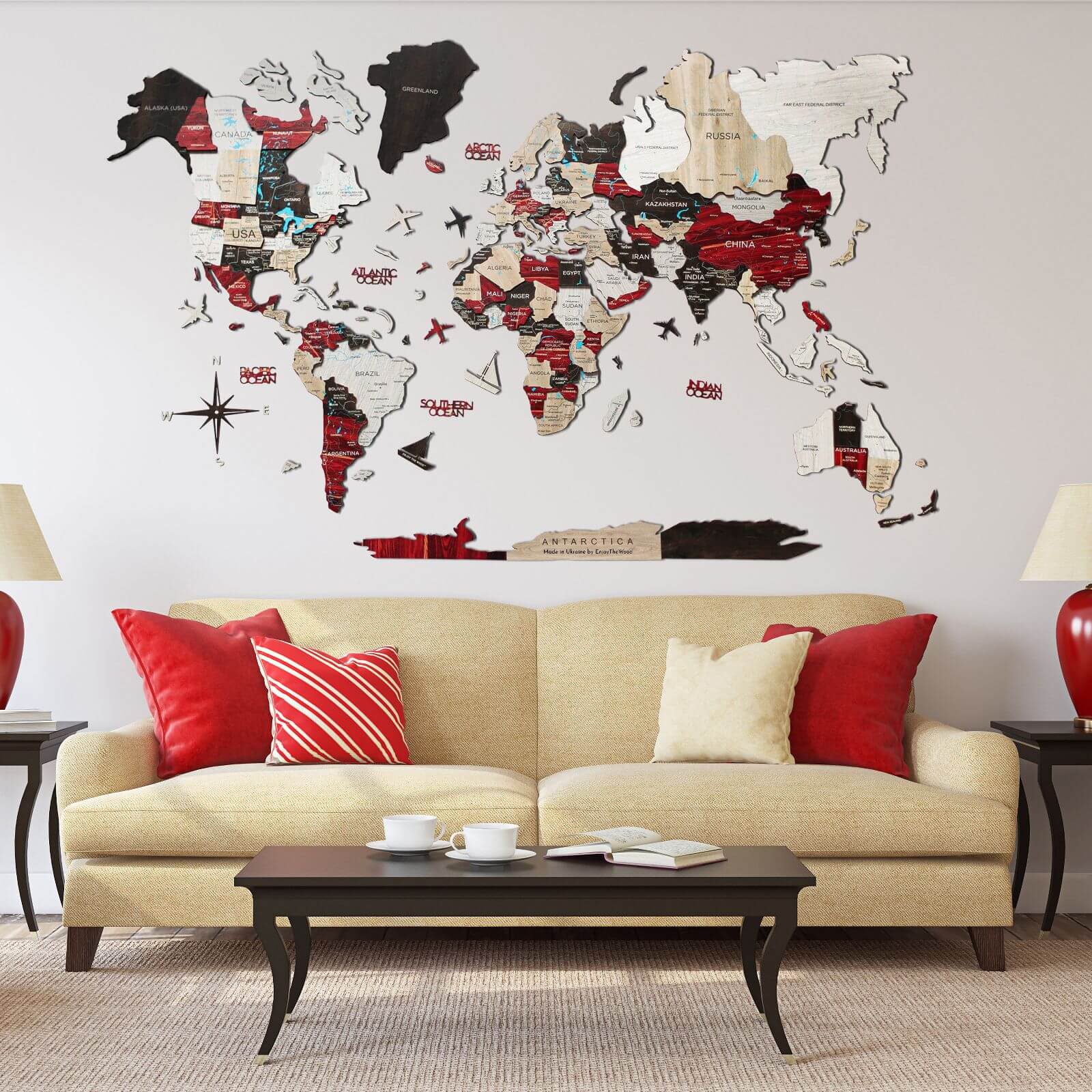 weltkarte magnetisch